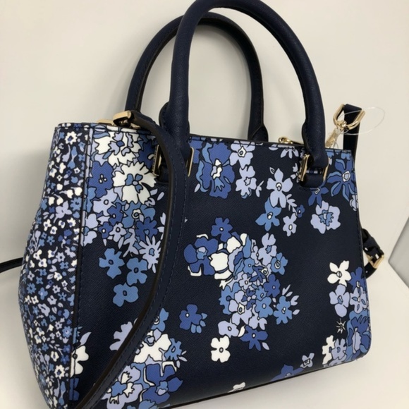 NWT Michael Kors XS Floral Satchel/Crossbody - Picture 4 of 8